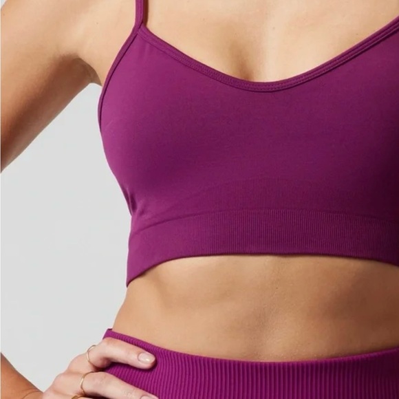 Women’s Athleta Renew Bra, Purple Sz S, A-C - Picture 3 of 10